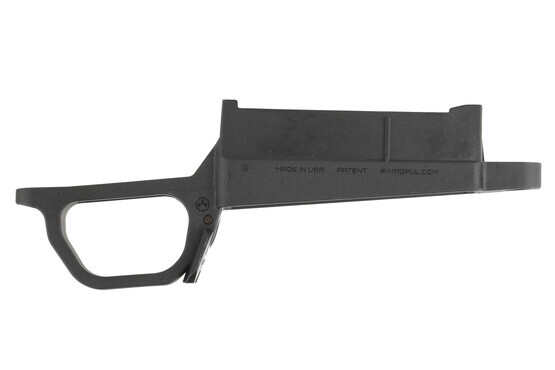 The Magpul magazine well 700L features an ambidextrous paddle mag release